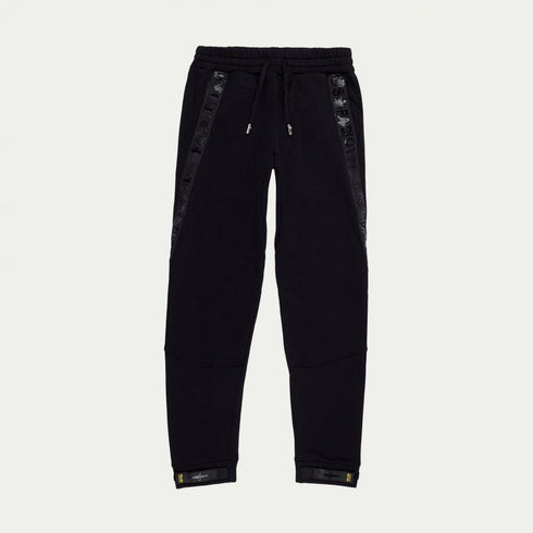 Pantalone Uomo PAAA1100 con track laterale Nero PACIOTTI 4US- Francavilla Moda